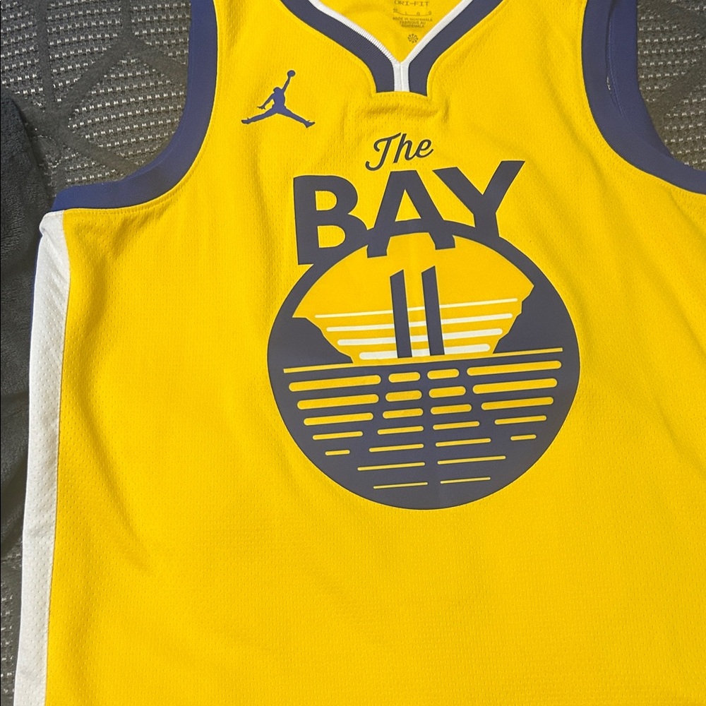 Klay Thompson Yellow Swingman Jersey